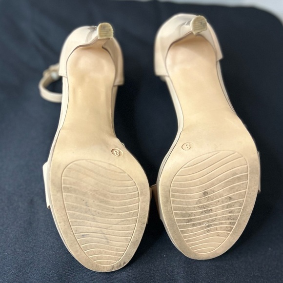 Michael Shannon Angelica Nude Strappy Heels Size 8 - Picture 8 of 9